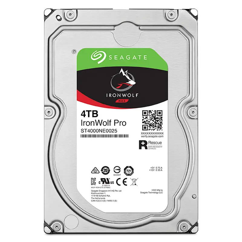 3.5" HDD 4.0TB-SATA-256MB Seagate "IronWolf NAS (ST4000VN006)" +Rescue, CMR