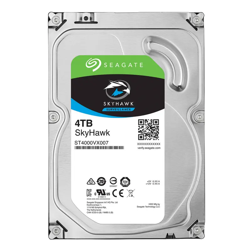 3.5" HDD 4.0TB-SATA-256MB Seagate " SkyHawk Surveillance (ST4000VX013)"