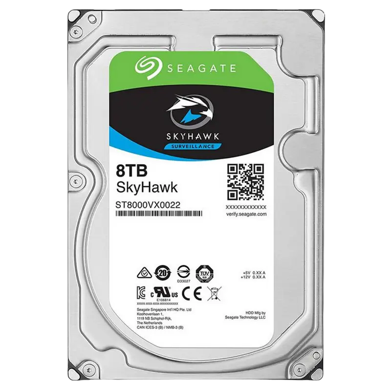 3.5" HDD 8.0TB-SATA-256MB Seagate "SkyHawk AI Surveillance (ST8000VE001)"