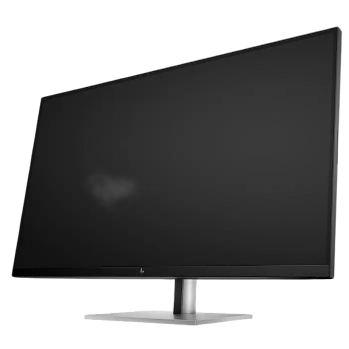 Monitor HP E32k G5 31,5 inch IPS 4K UHD 3840x2160 Argintiu/Negru, detaliu interfață