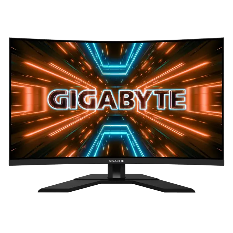 31.5" GIGABYTE M32QC,Black,Curved VA, 2560x1440,165Hz,FreeSync,1msMPRT,350cd,HDR,HDMI+DP+USB,Spkrs