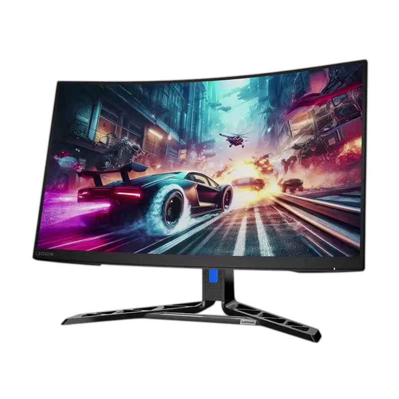 Monitor gaming Lenovo Legion R32qc-30 31,5 inch WQHD 180 Hz Negru, detaliu interfață