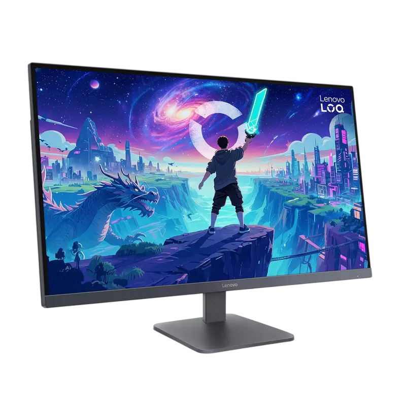 Monitor gaming Lenovo LOQ 32Q-10 31,5 inch VA WQHD 180 Hz Negru/Gri, imagine suplimentară 9