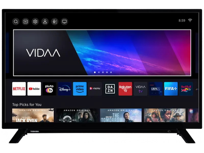 32" LED SMART TV TOSHIBA 32LV2463DG, 1920x1080 FHD, VIDAA OS, Black