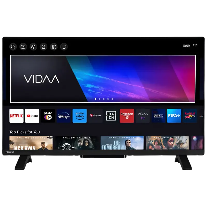 32" LED SMART TV TOSHIBA 32WV2463DG, 1368x768 HD, VIDAA OS, Black