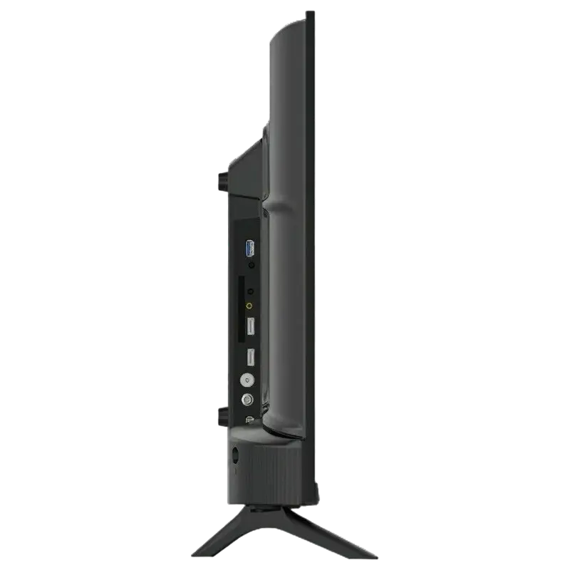 Televizor Hisense 32A4BG 32" LED HD Ready Smart VIDAA Negru, vedere laterală