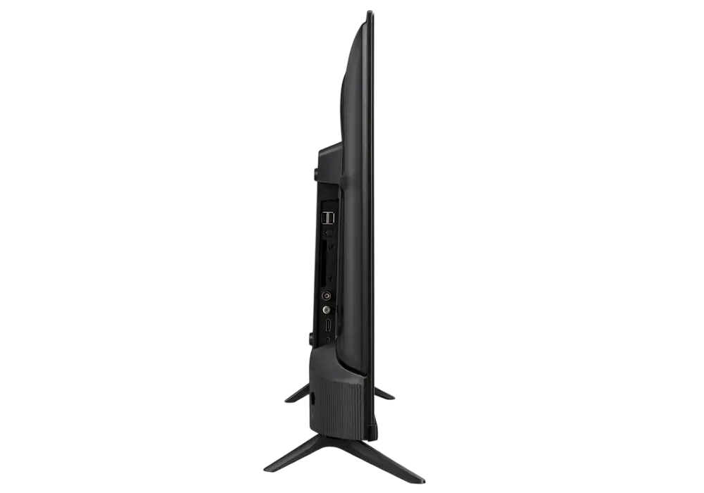 Televizor Hisense 32A4HA LED HD Android TV 32 inch Negru, vedere laterală