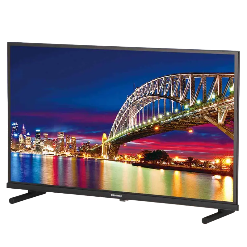 Televizor Hisense 32A5KQ QLED 32 inch Full HD VIDAA, vedere laterală