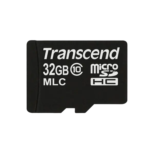 32GB MicroSD (Class 10), Transcend "TS32GUSDC10" (R/W:47/20MB/s)