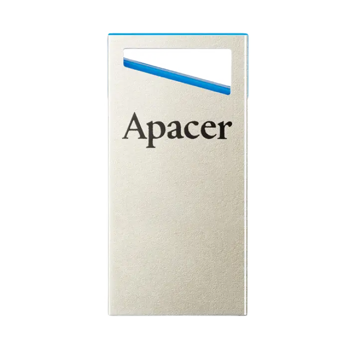 32GB USB3.1 Flash Drive Apacer "AH155", Silver, Super-Mini, Metal Case, Capless (AP32GAH155U-1)