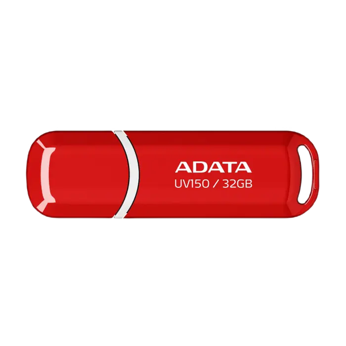 32GB USB3.1 Flash Drive ADATA "UV150", Red, Plastic, Classic Cap (R/W:40/20MB/s)