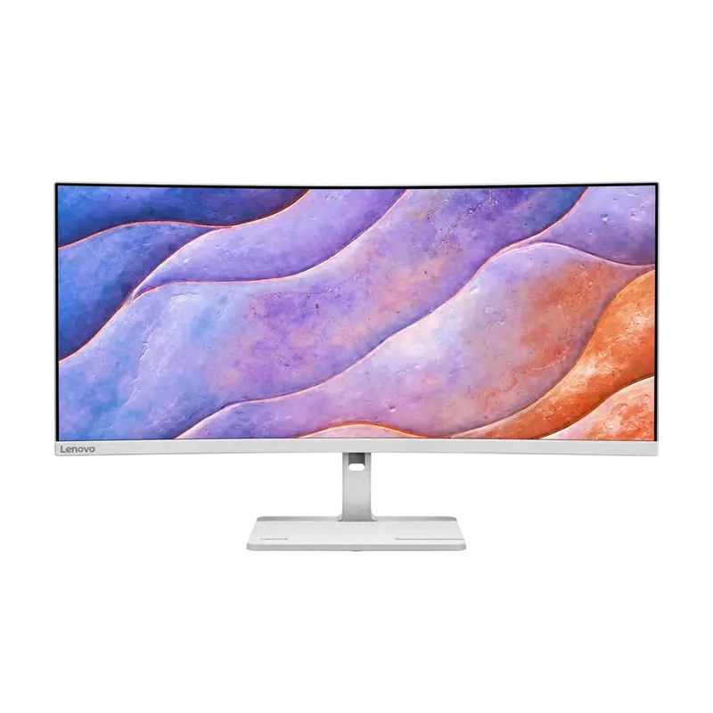 Monitor Lenovo L34W-4C 34 inch curbat WQHD Alb