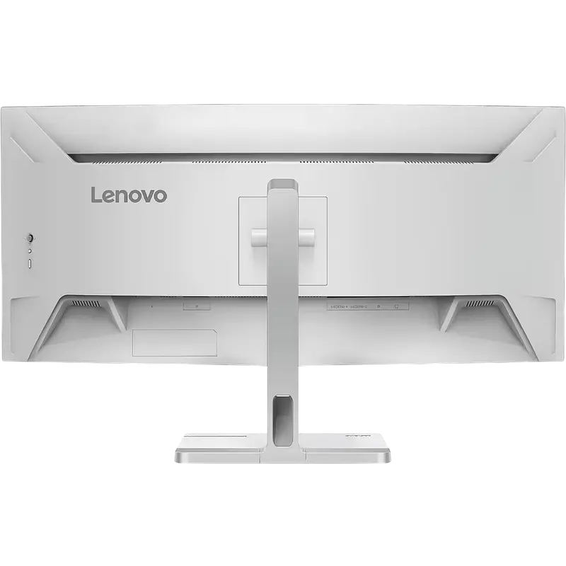 Monitor Lenovo L34W-4C 34 inch curbat WQHD Alb, detaliu interfață
