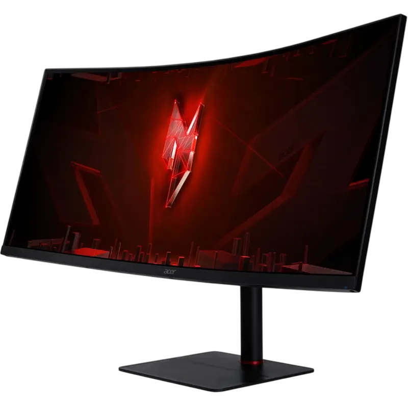 Monitor gaming Acer Nitro XV345CURV3 34 inch VA curbat WQHD 180Hz, detaliu interfață