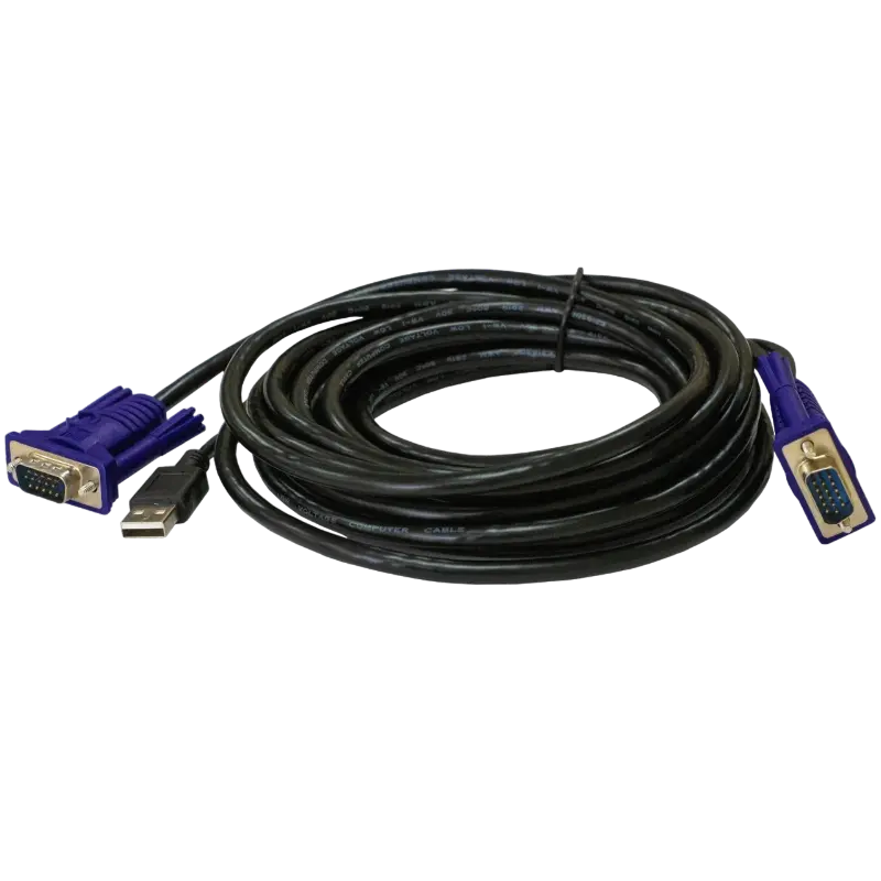 D-Link 3M 2 IN 1 USB KVM CABLE, DKVM-CU3