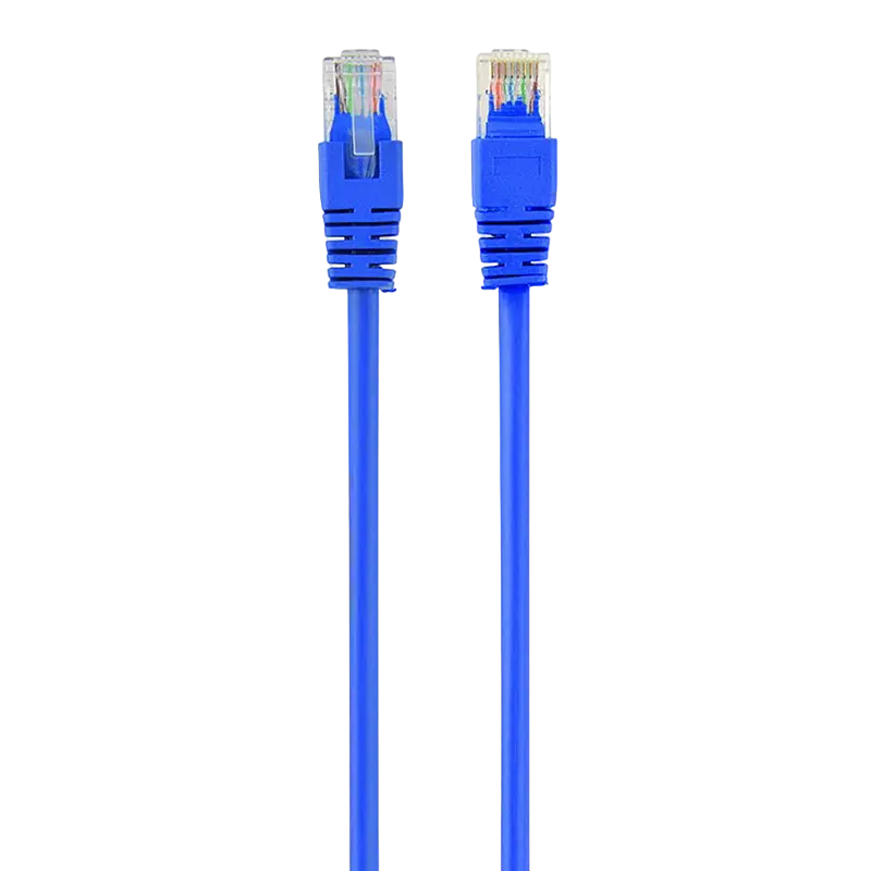 3m, Patch Cord Blue, PP12-3M/B, Cat.5E, Cablexpert, molded strain relief 50u" plugs