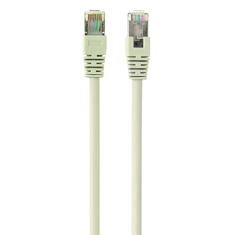3m, FTP Patch Cord Gray, PP22-3M, Cat.5E, Cablexpert, molded strain relief 50u" plugs