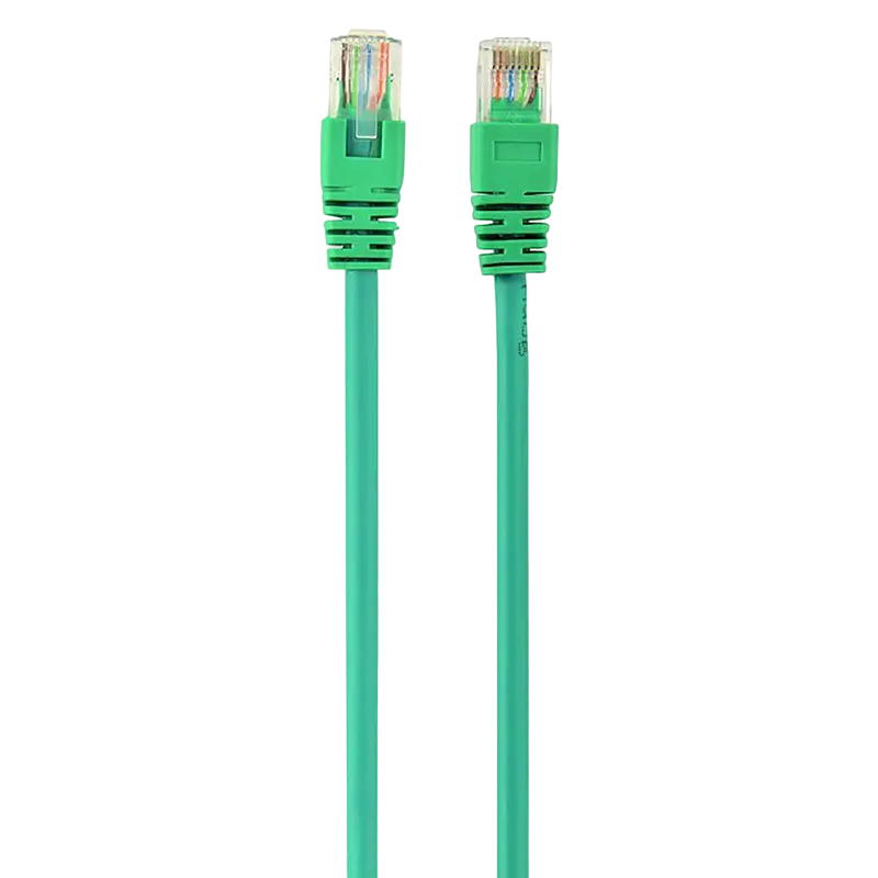 3m, Patch Cord Green, PP12-3M/G, Cat.5E, Cablexpert, molded strain relief 50u" plugs
