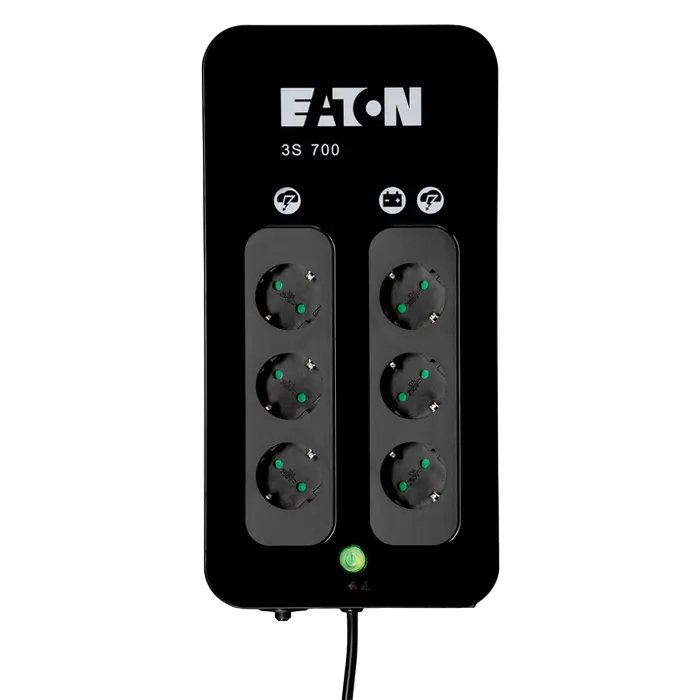 UPS Eaton 3S700IEC 700VA/420W, AVR, 1*USB-B, 2*USB-A chatging, 4*C13, 4*C13 surge only