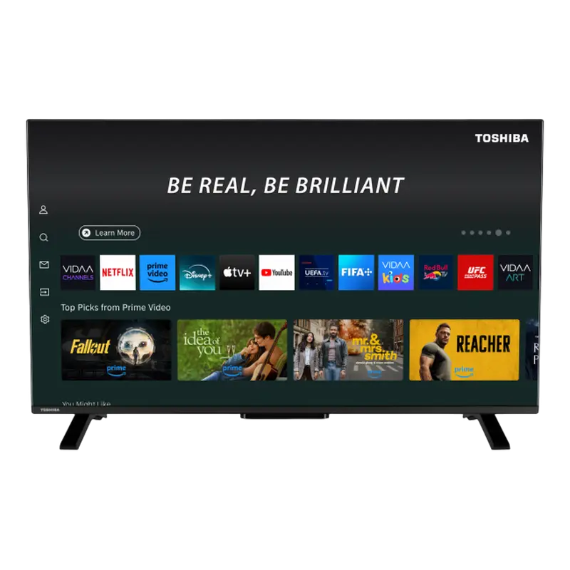 40" LED SMART TV TOSHIBA 40LV2563DG, Full HD, VIDAA OS, Black