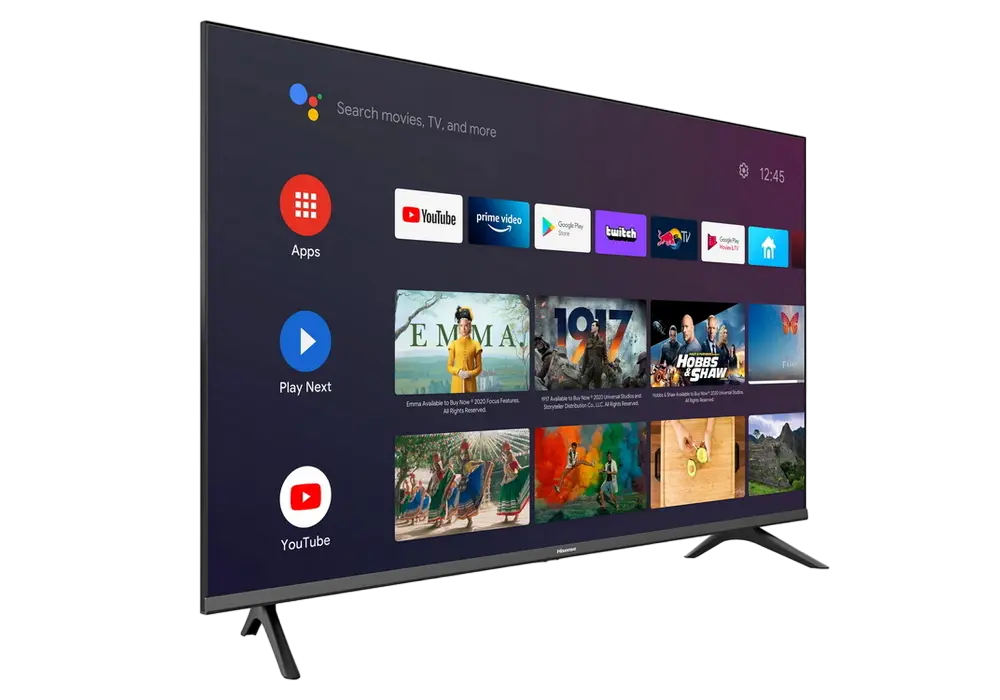 Televizor LED Smart Hisense 40A4HA 40 inch Full HD Android TV Negru, ambalaj