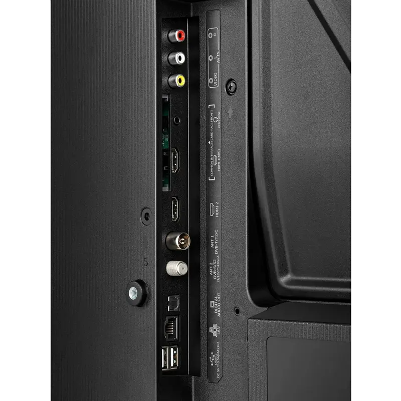 Televizor Hisense 40A4K 40 inch Full HD VIDAA Negru, vedere laterală