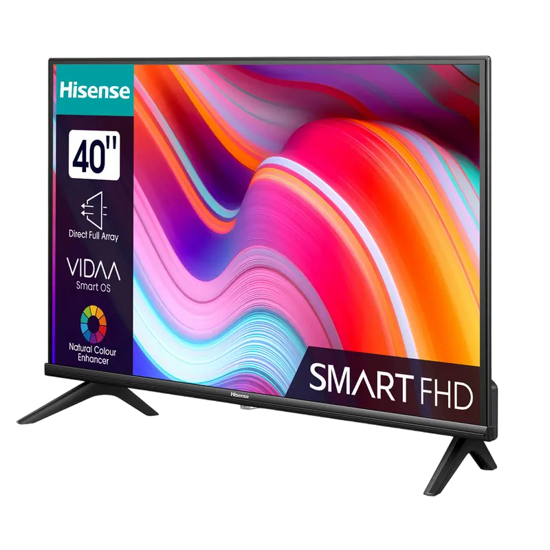 Televizor Hisense 40A4K 40 inch Full HD VIDAA Negru, ambalaj
