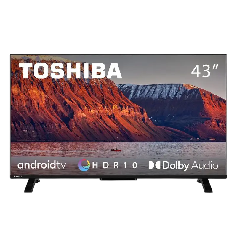 43" LED SMART TV TOSHIBA 43LA2363DG, 1920x1080 FHD, Android TV, Black