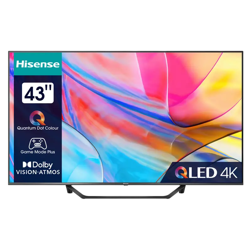 Televizor QLED Hisense 43A7KQ 43 inch 4K UHD VIDAA Negru