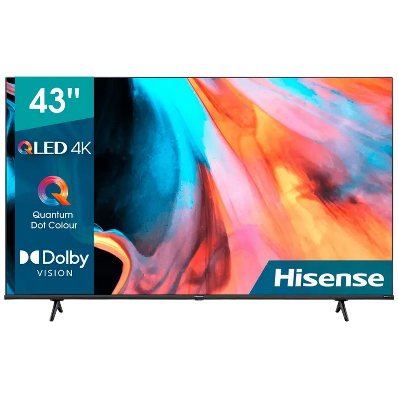 Televizor Hisense 43E7HQ 43 inch QLED 4K UHD Smart TV VIDAA Gri
