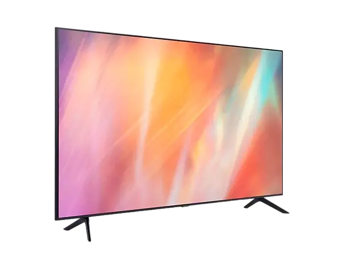 Televizor LED Samsung UE43AU7170 43 inch 4K UHD Tizen, vedere laterală