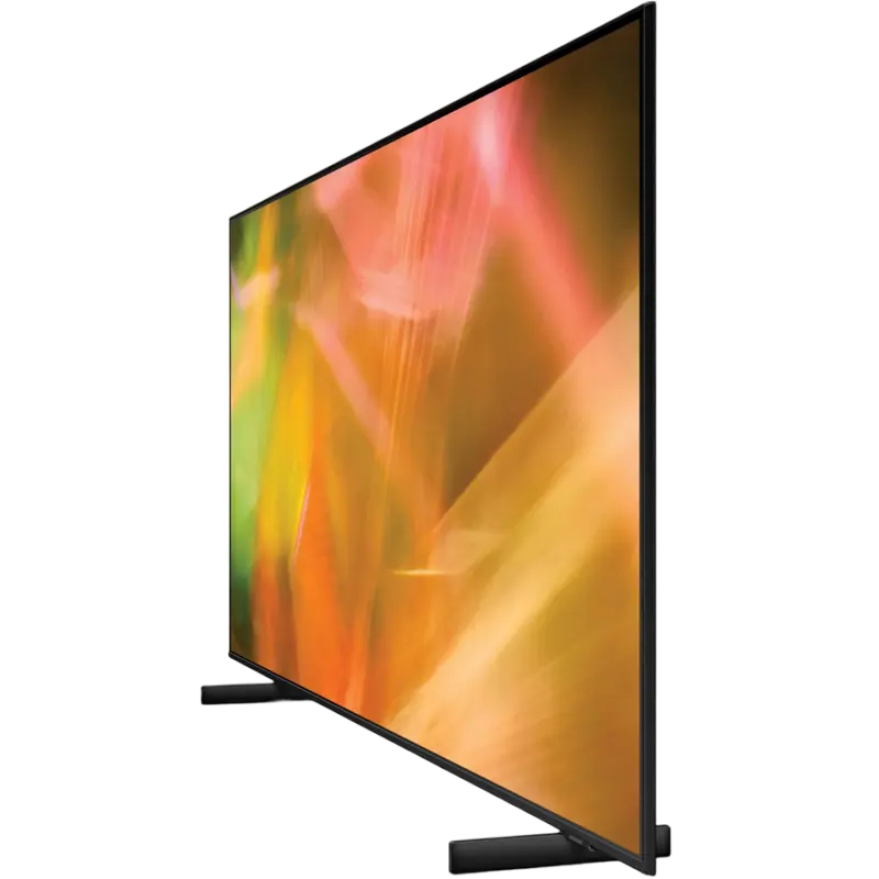 Televizor Samsung UE43AU8000 Crystal UHD 43 inch 4K Smart TV Negru, vedere laterală