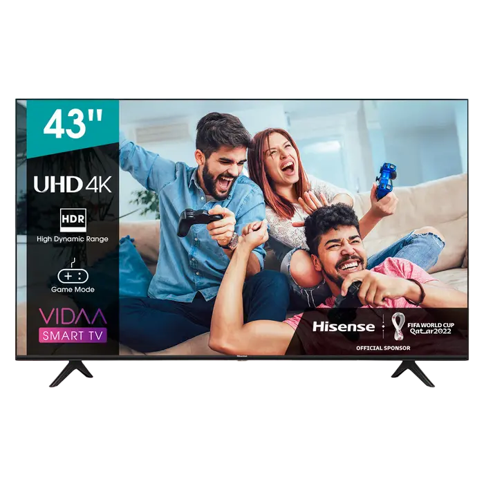 Televizor LED 43" Hisense H43A7100F, 4K UHD HDR10, Smart