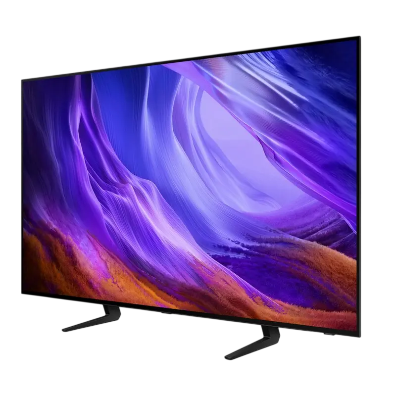 Televizor Samsung QE48S85HAEXUA 48 inch QD OLED 4K Smart TV Negru, vedere posterioară