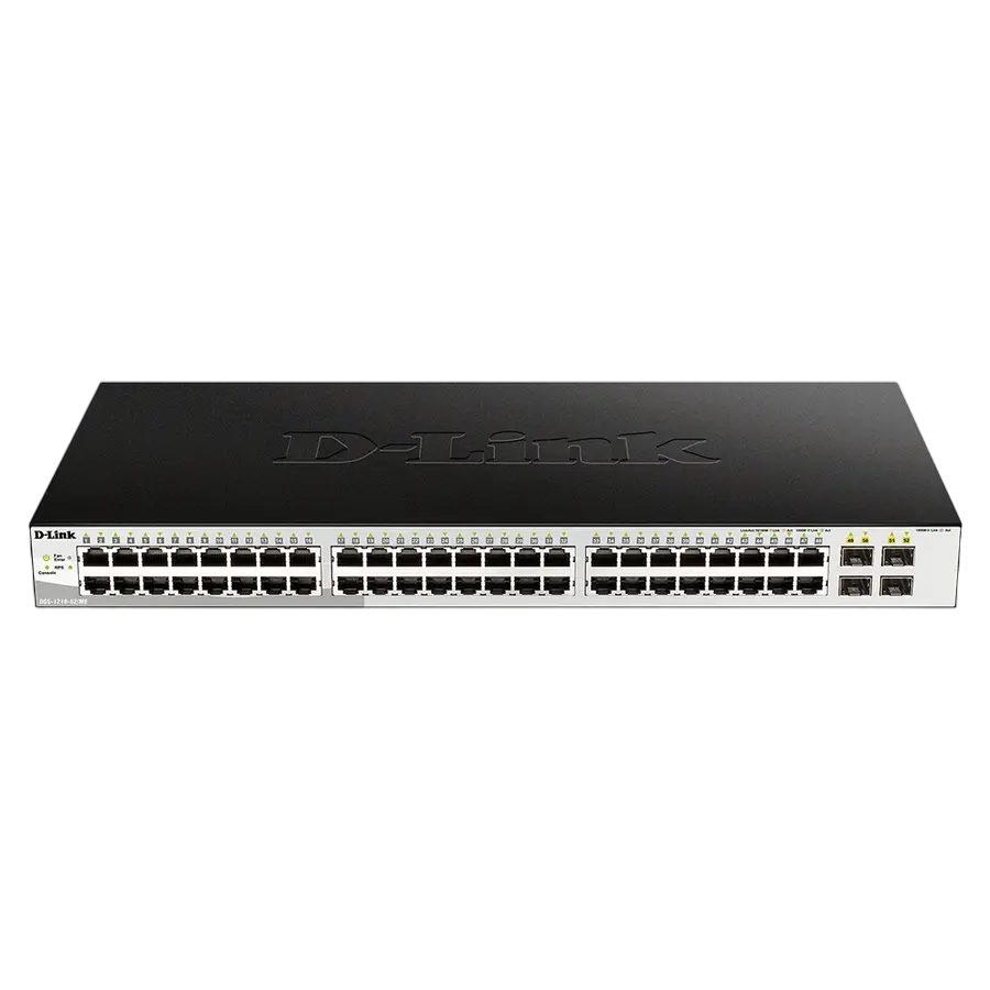48-port 10/100/1000BASE-T, D-Link DGS-1210-52/ME/A1A
