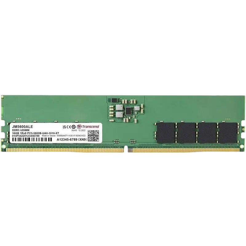 48GB DDR5-5600MHz Transcend JetRam (JM5600ALE-48G), (3Gx8)x16, 2Rx8, CL46, 1.1V