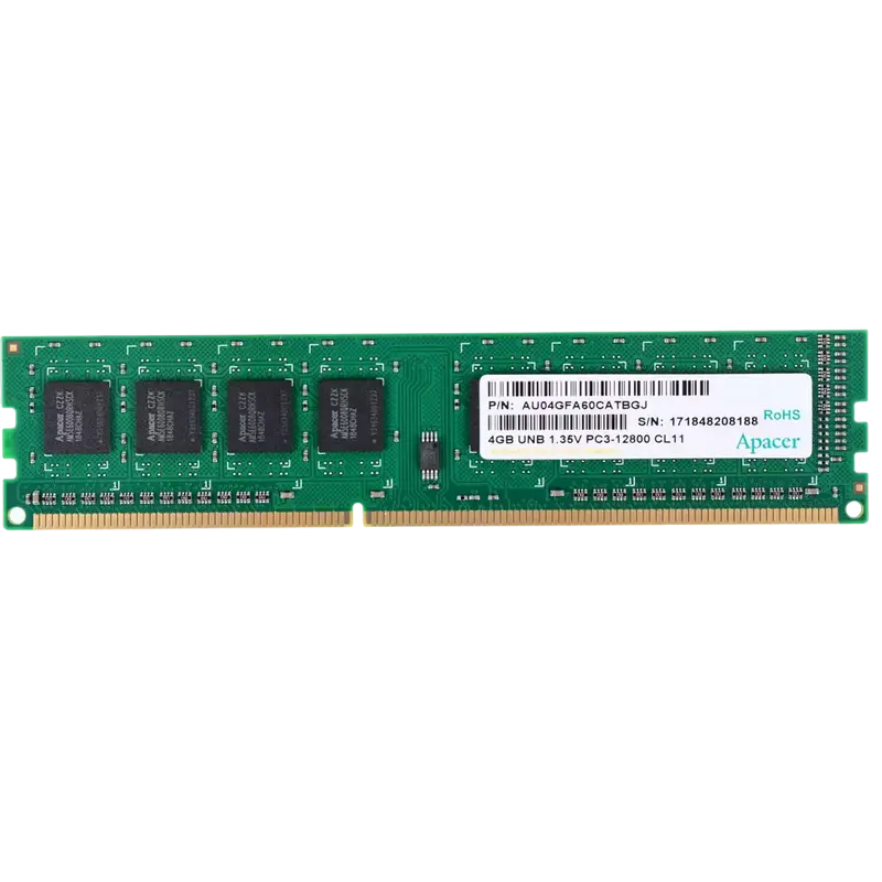 4GB DDR3- 1600MHz Apacer PC12800, CL11, 1.35V