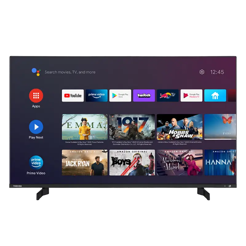 50" LED SMART TV TOSHIBA 50UA5D63DG, Premium 4K HDR, 3840 x 2160, Android TV, Black