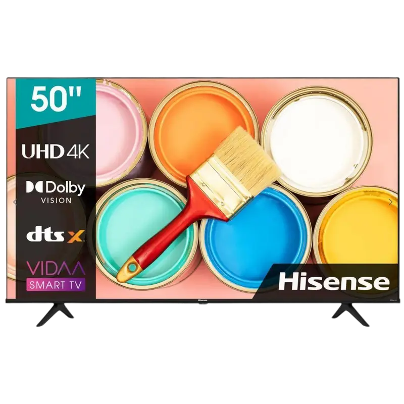 Televizor Hisense 50A6BG 50 inch LED 4K UHD Dolby Vision VIDAA OS Negru