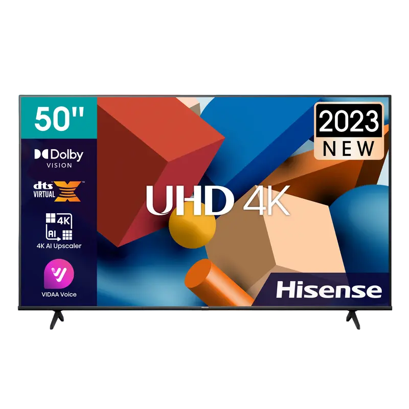 Televizor Hisense 50A6K 50 inch LED 4K UHD VIDAA Negru