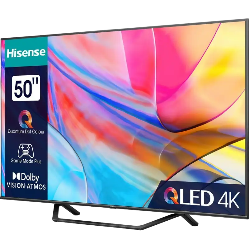 Televizor Hisense 50A7KQ QLED 4K UHD 50 inch VIDAA OS, vedere posterioară