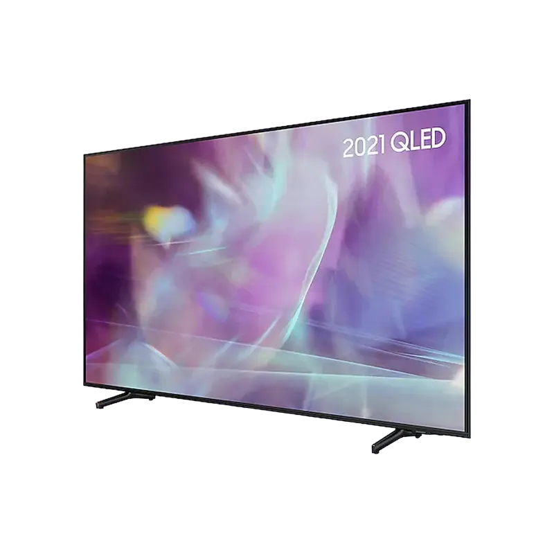 Televizor Samsung QE50Q60B 50" QLED 4K UHD Smart TV Tizen Negru, vedere laterală