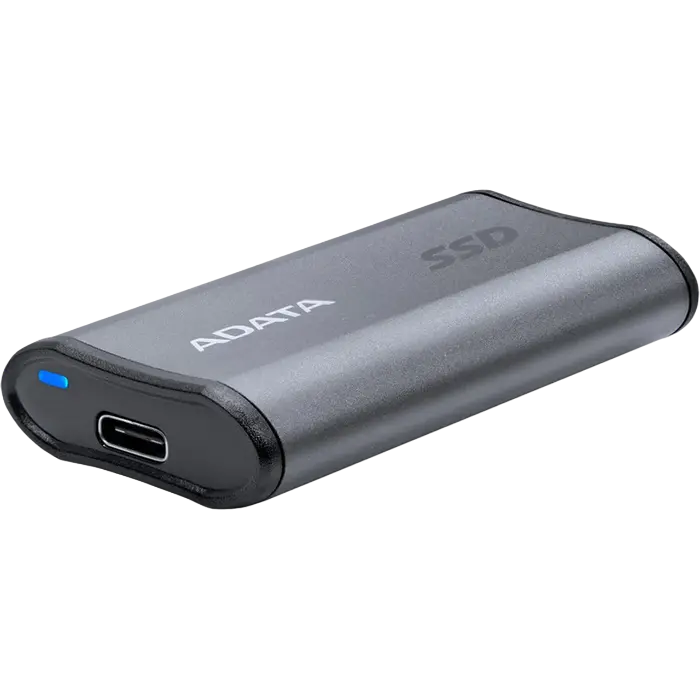 500GB ADATA Portable Elite SSD SE880 Titanium, USB-C 3.2 (64.8x35x12.3mm, 31g, R/W:2000/2000MB/s)