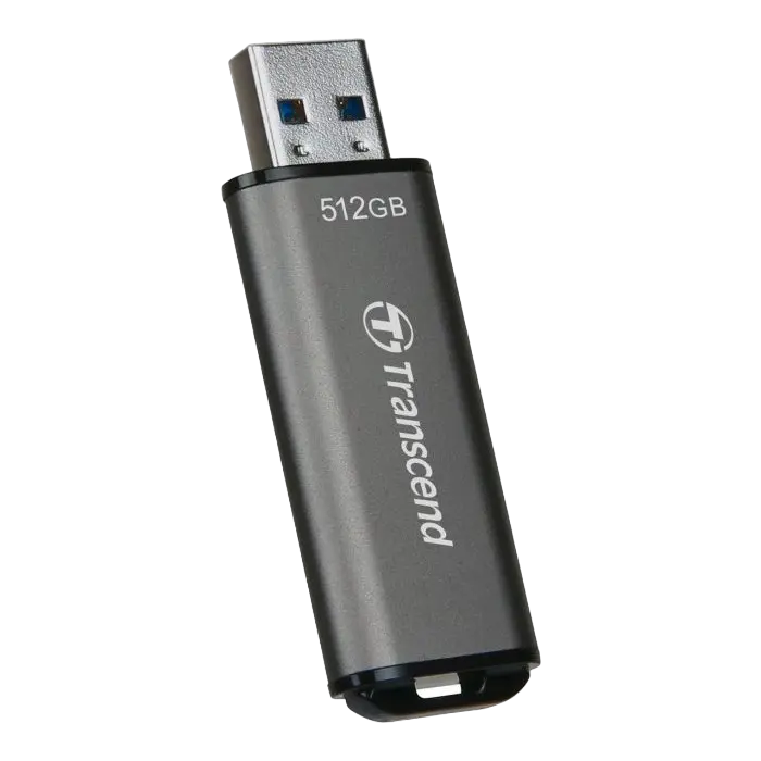 512GB USB3.1 Flash Drive Transcend "JetFlash 920", Space Gray, Cap, High Speed TLC (R/W:420/400MB/s)