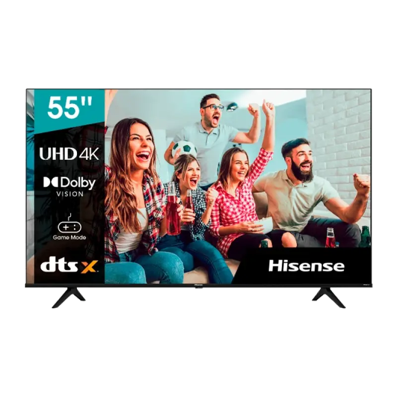 Televizor Hisense 55A6BG 55 inch LED 4K UHD Dolby Vision VIDAA OS Negru