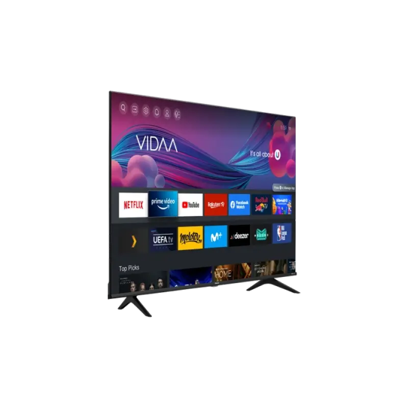 Televizor Hisense 55A6BG 55 inch LED 4K UHD Dolby Vision VIDAA OS Negru, vedere alternativă