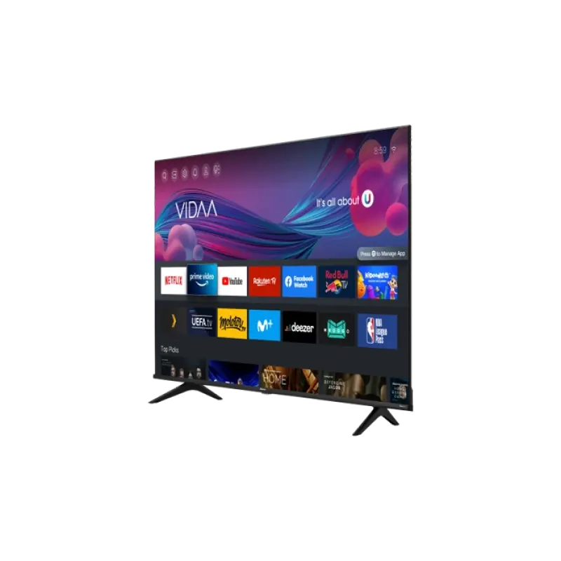 Televizor Hisense 55A6BG 55 inch LED 4K UHD Dolby Vision VIDAA OS Negru, ambalaj