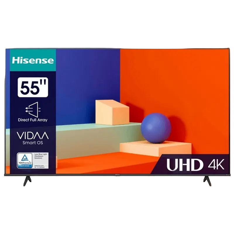 Televizor Hisense 55A6K 55 inch LED 4K UHD VIDAA Negru