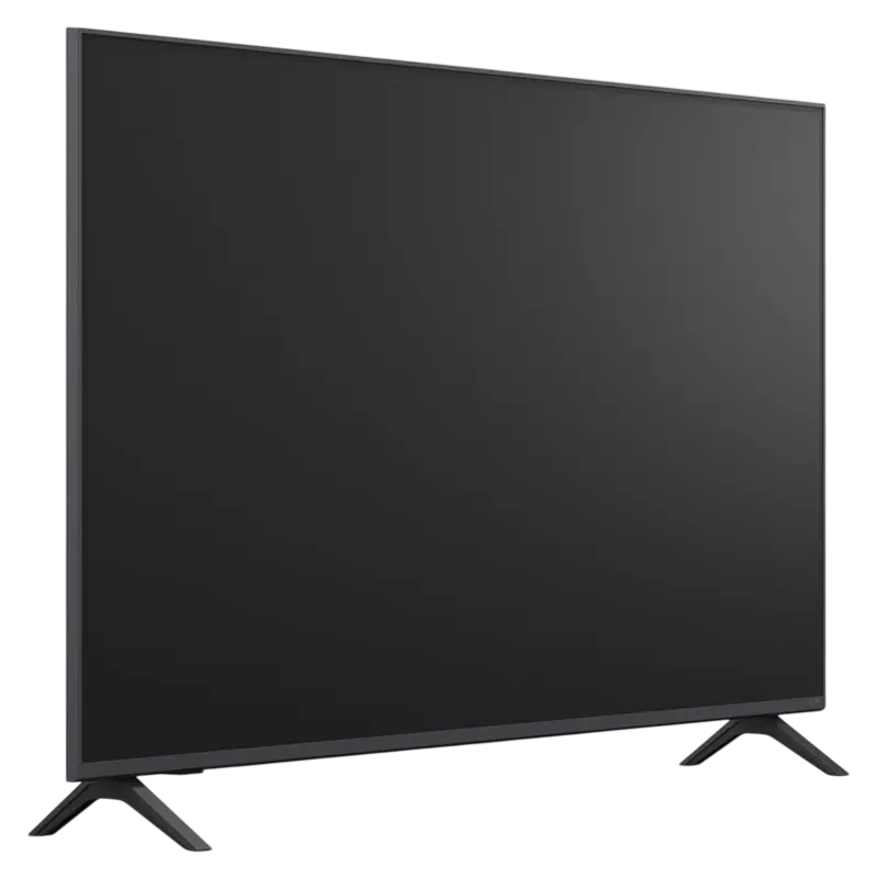 Televizor LG 55QNED80B6B 55 inch QNED 4K UHD webOS Negru, vedere alternativă