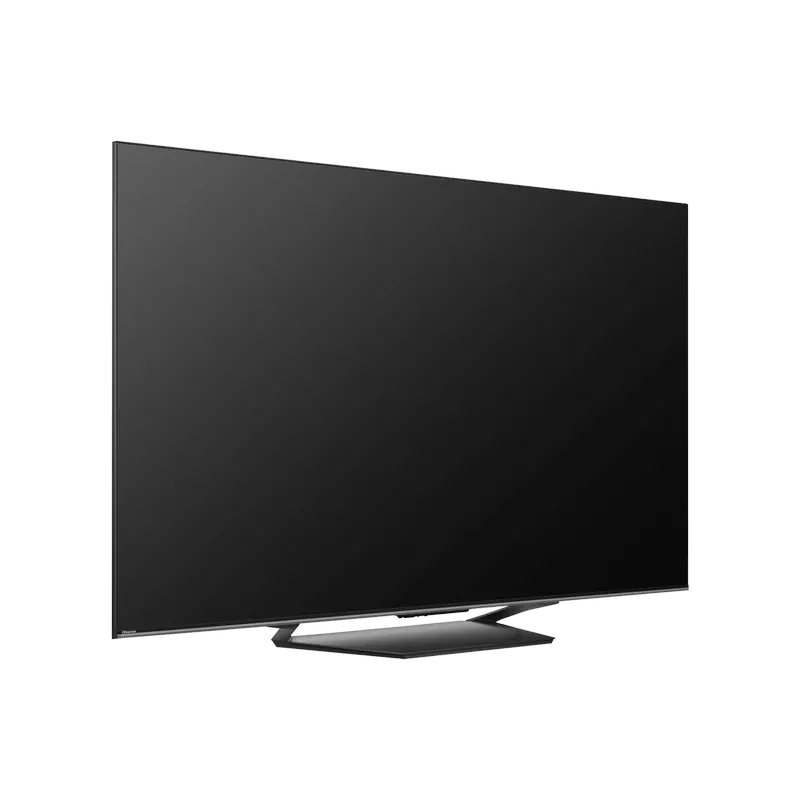 Televizor Hisense 55U7NQ 55 inch Mini LED 4K UHD Smart TV Gri, vedere laterală